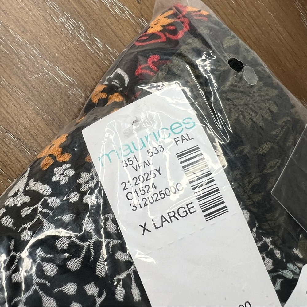 Maurices Boho Floral Briar Faux Wrap Midi Skirt NWT Spring Fall Bohemian - Picture 7 of 9